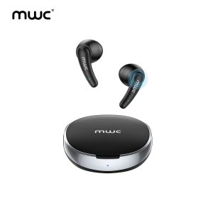 MWC STAR MT1 | Bluetooth 5.4 TWS | Only 6ms Ultra Low Latency | 13mm Driver | Semi In-Ear Gaming Earbuds | Unique & Perfect Design | Mini Size Buds | iPx4 Water Dust & Sweat Resistant | 30Hrs Playback | Available in 3 Colors