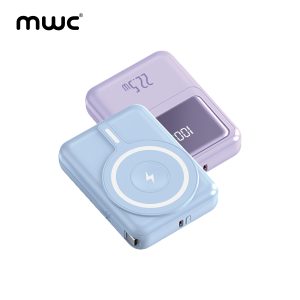 MWC Wireless 10000mAh Power Bank (MWPB01) | Magnetic 15W Wireless Fast Charging | 22.5W PD Fast Charging | Available in 4 Colors