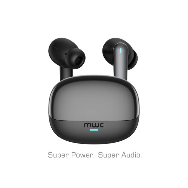 MWC ASVA Pro | Ultra Premium | Hybrid ANC (6 mics) | 10mm±0.1mm Driver | 90H Play Time (800mAh Battery) | 45ms Ultra Low Latency | iPx6 Water Resistance | Dual Device Pairing | Bluetooth 5.4