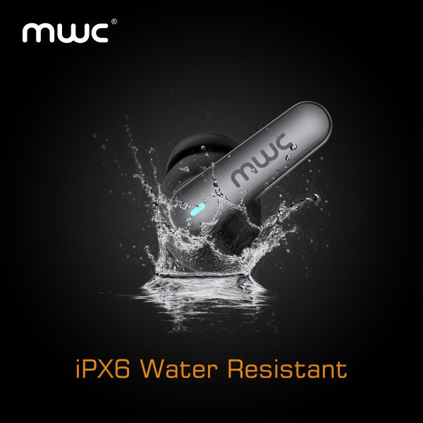 MWC ASVA Pro | Ultra Premium | Hybrid ANC (6 mics) | 10mm±0.1mm Driver | 90H Play Time (800mAh Battery) | 45ms Ultra Low Latency | iPx6 Water Resistance | Dual Device Pairing | Bluetooth 5.4 - Image 7