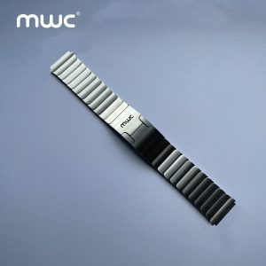 MWC Porsche Design 304 Stainless Steel Strap | 100% Ultra-Premium Quality | Luxury 22mm Strap | Colourfastness - Black