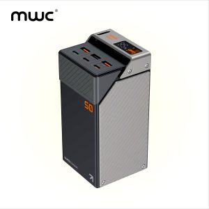 MWC PowerPulse MP50K I 65W Ultra-Fast Charging I 50000mAh Li-Polymer Battery I Eight-Fold Multi Layer Security I Digital Display I Mini Size I Supported for Laptop, Mobile phone, MacBook & All other Devices  I
